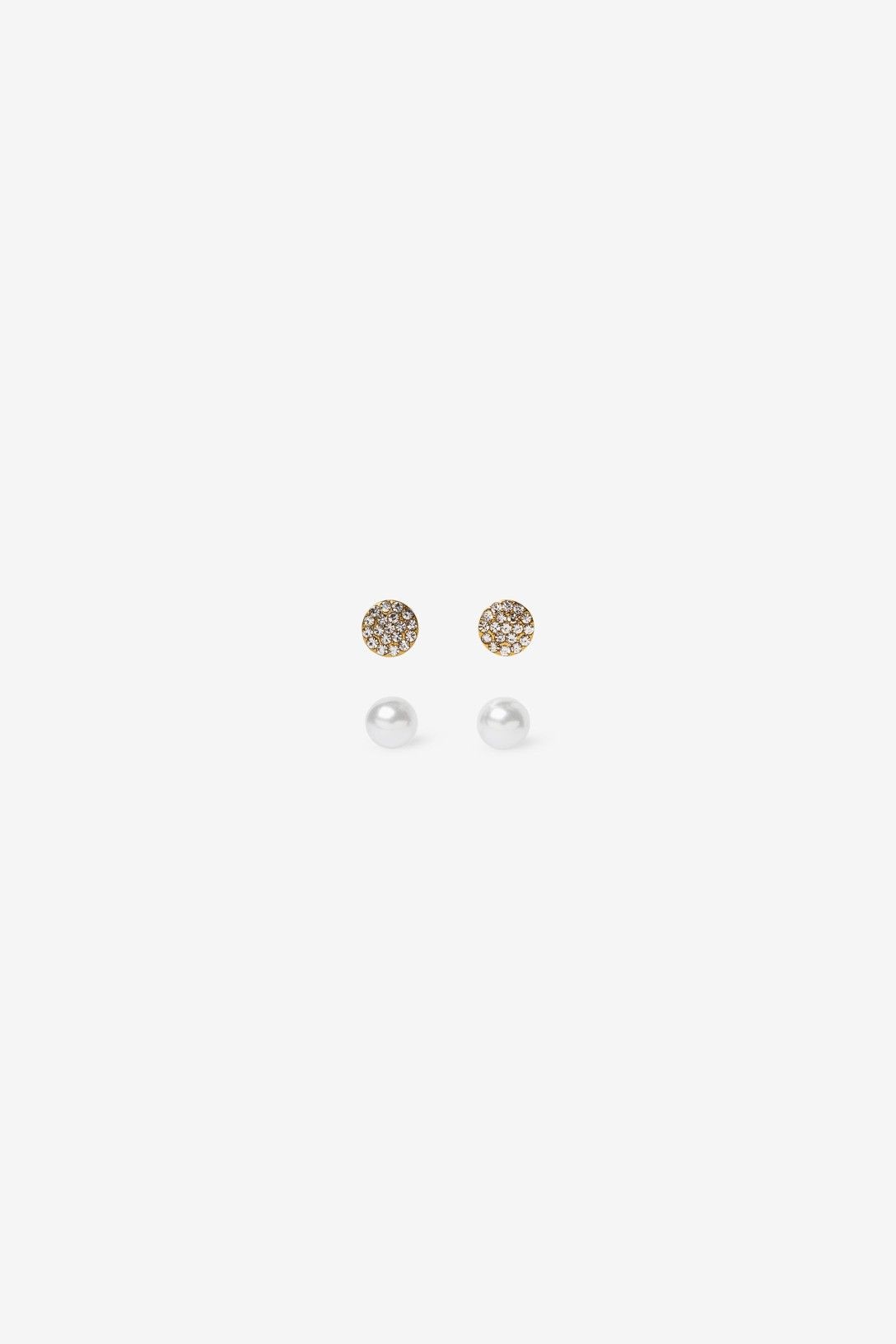 Conjunto Pendientes Mini Brillo