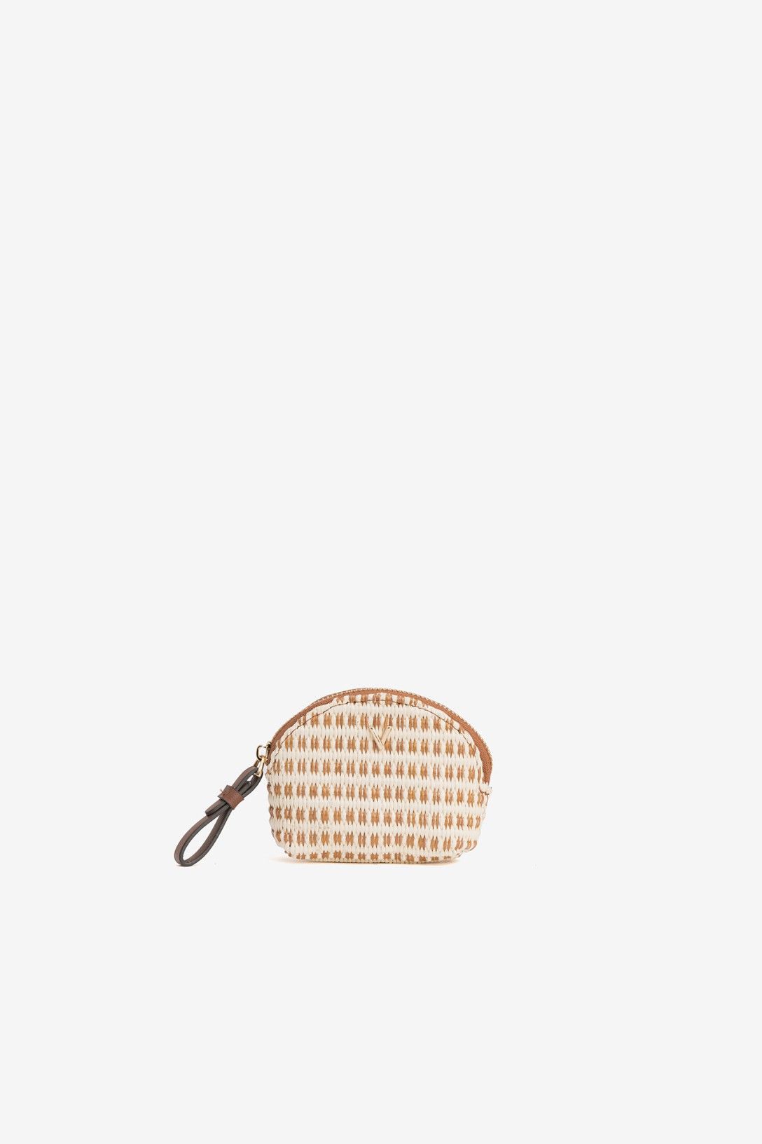 Mini Monedero Rafia Miel
