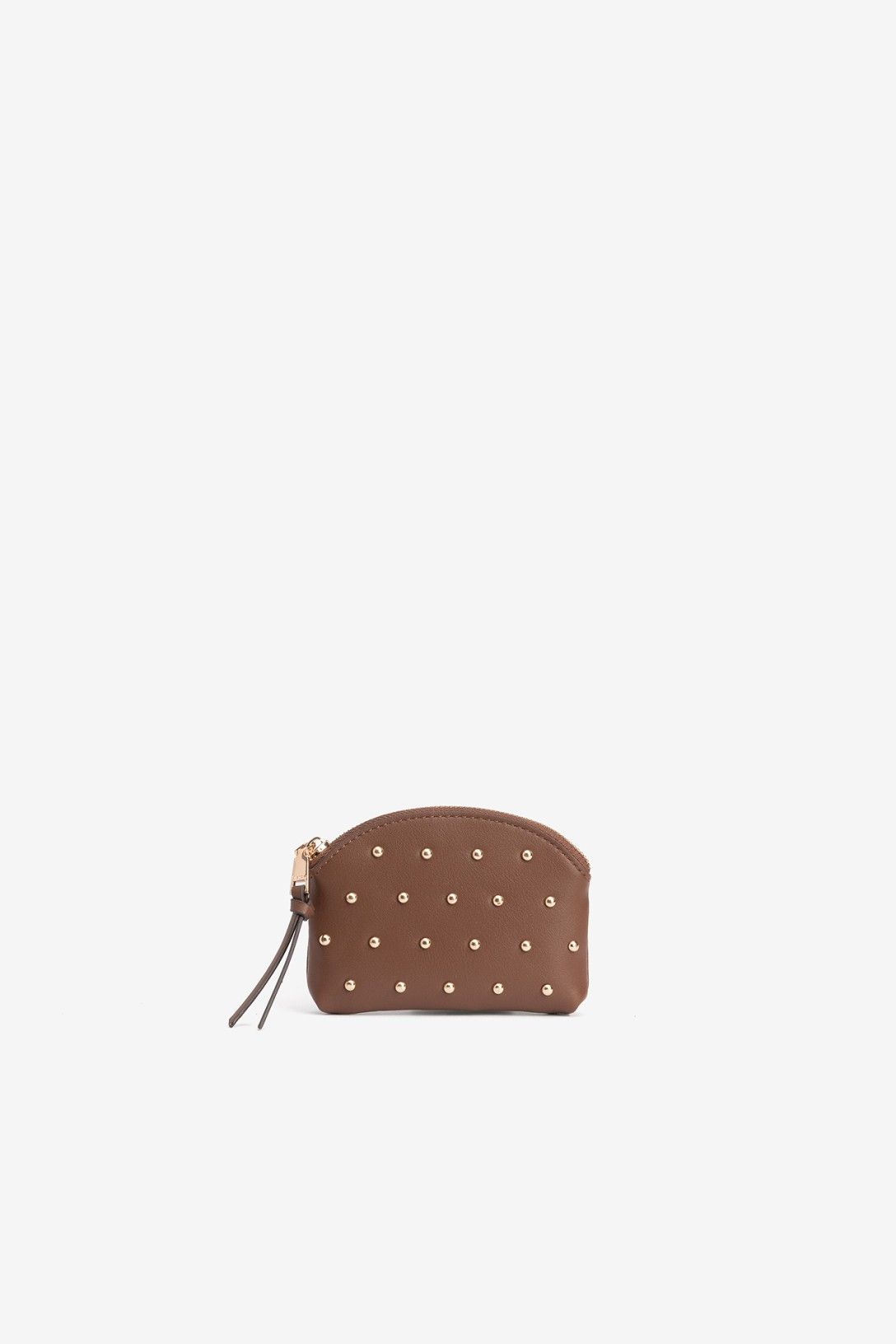 Monedero Tachas Marrón