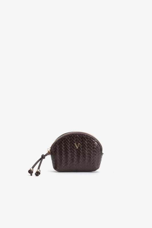 Monedero Trenzado Chocolate