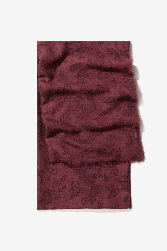 Pañuelo Burdeos Estampado