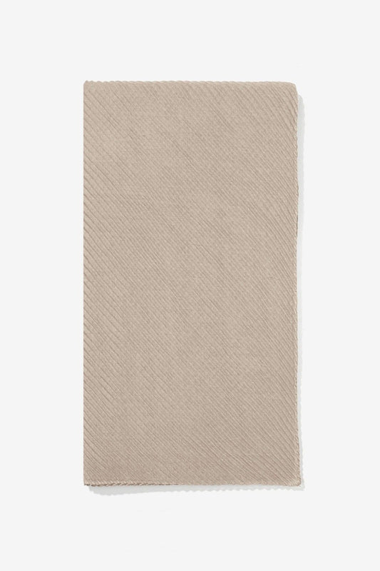 Pañuelo Plisado Crudo