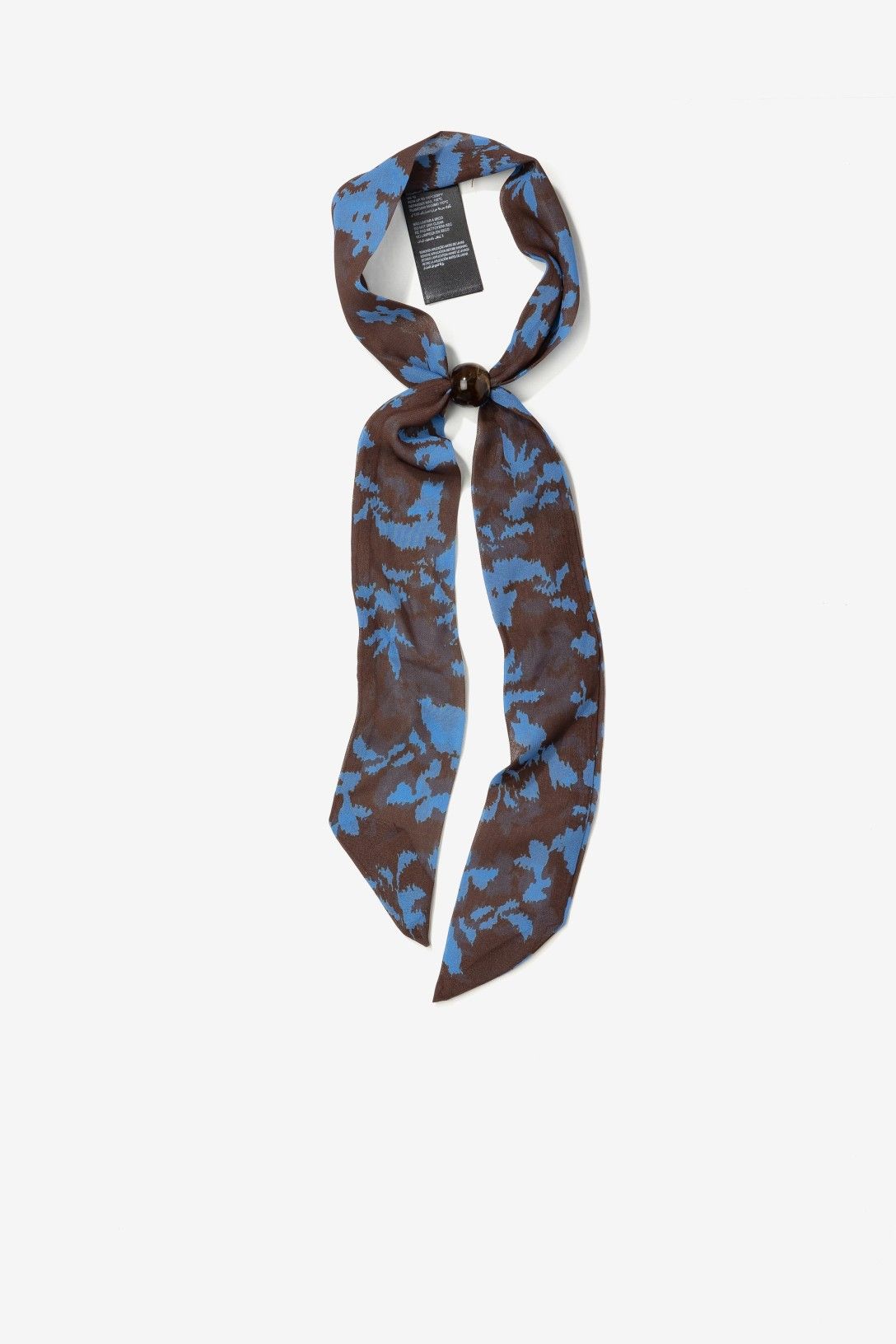 Pañuelo Skinny Marrón y Azul