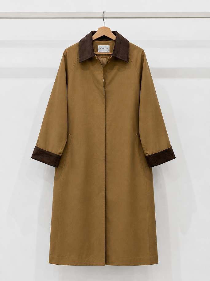 Parka Larga Celina Camel
