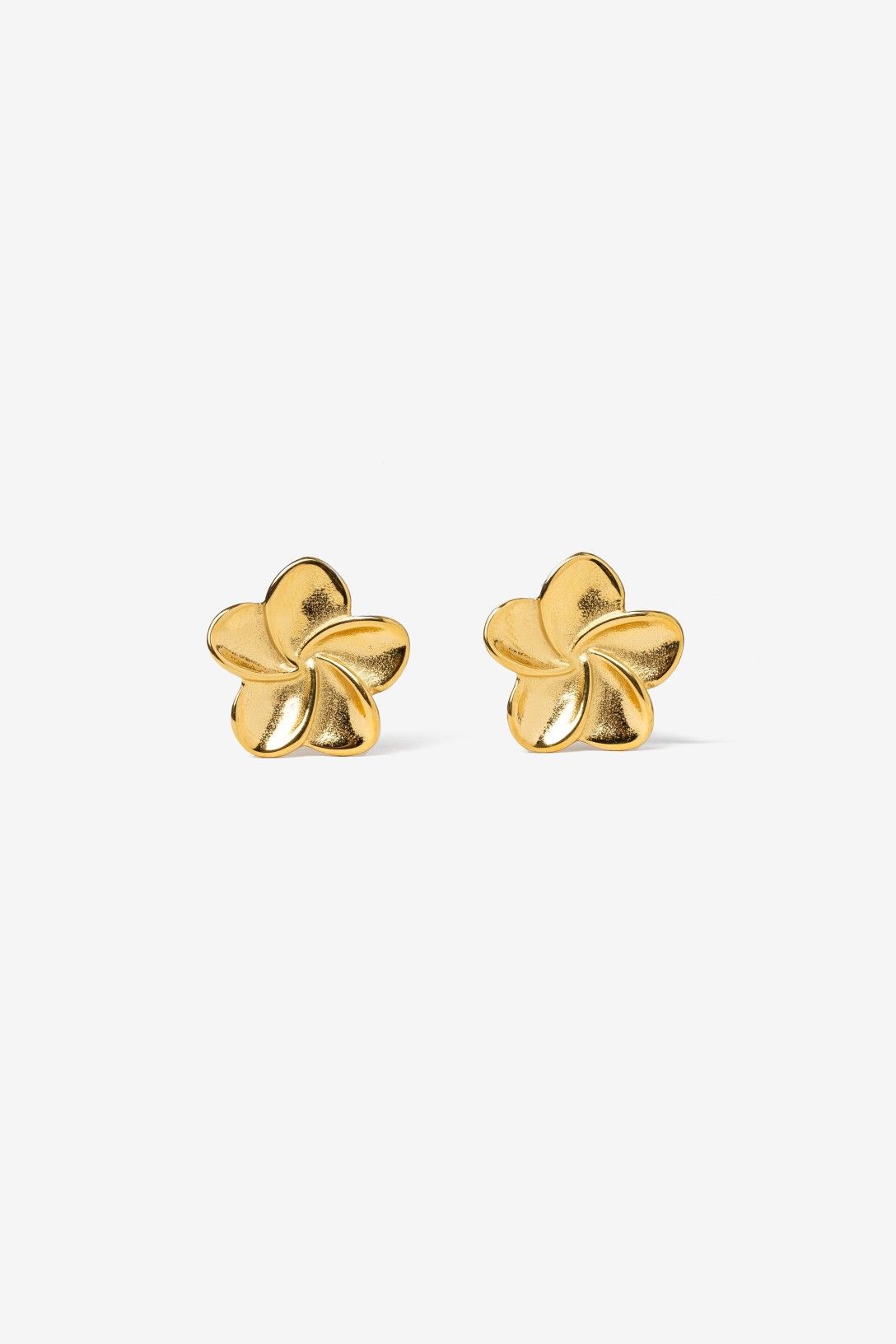 Pendientes Acero Inoxidable Flor