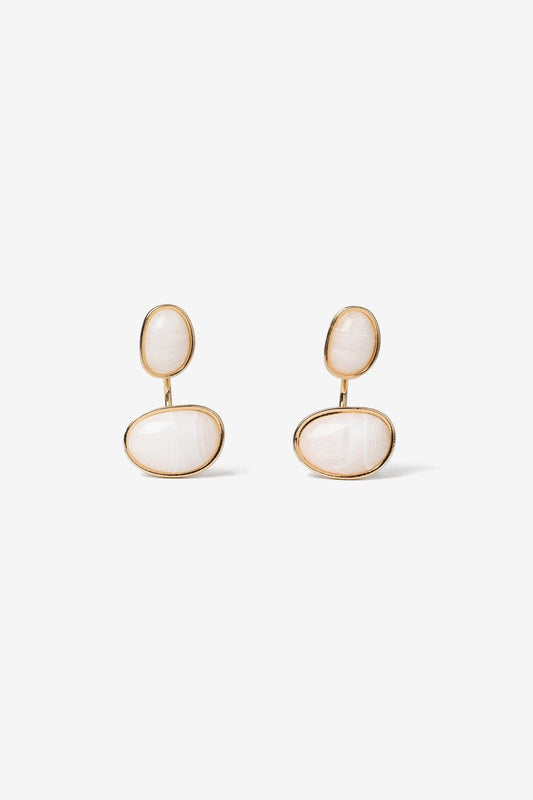 Pendientes Doble Circulo Enganche Trasero
