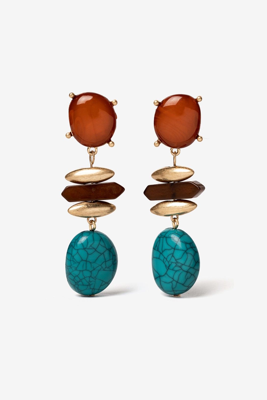 Pendientes Maxi Safari Multiculor