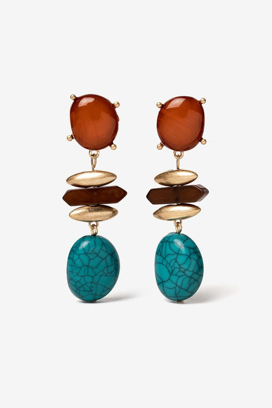 Pendientes Maxi Safari Multiculor