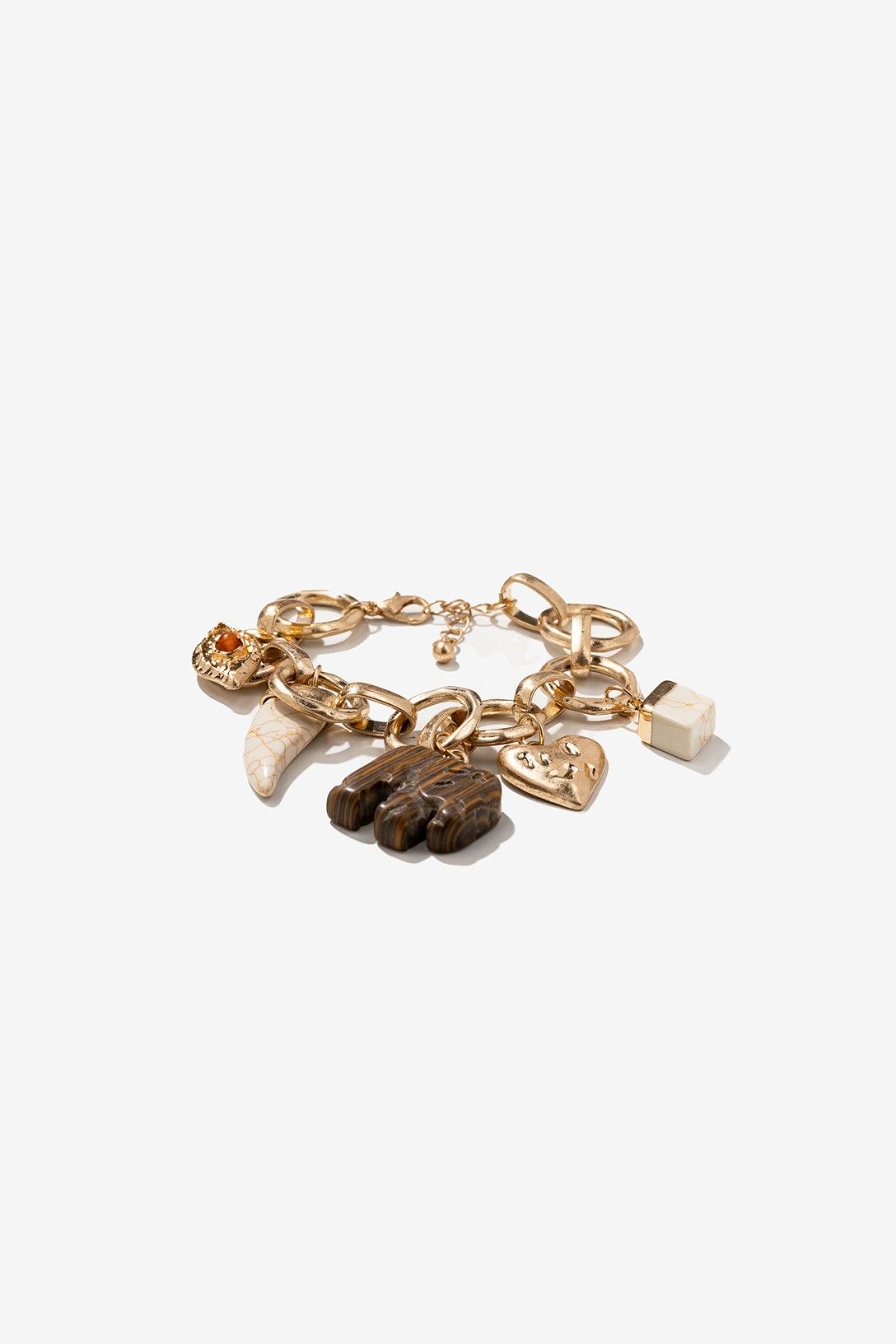 Pulsera Cadena Elefante Marrón