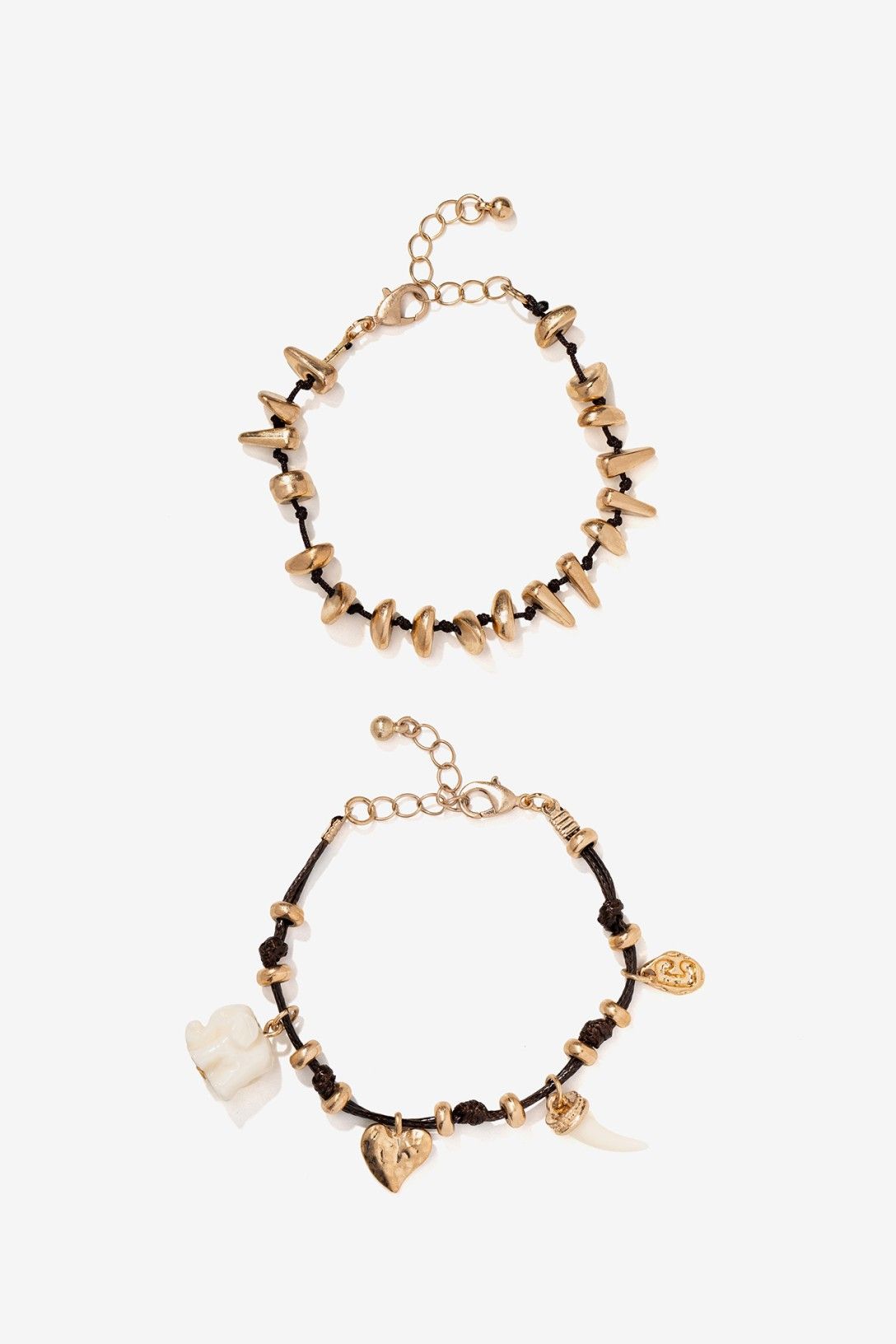 Pulsera Doble Cuerda Marrón