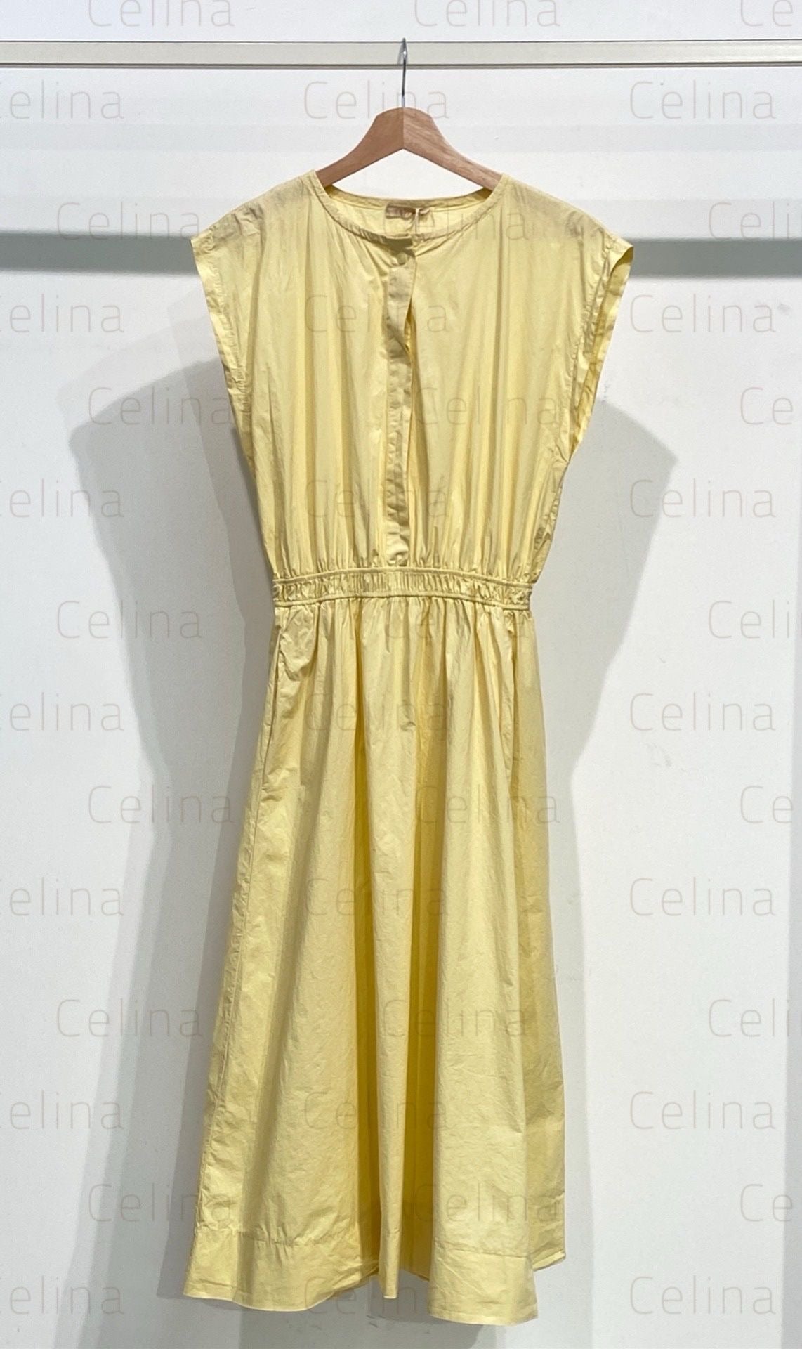 Vestido Algodón Amarillo Celina