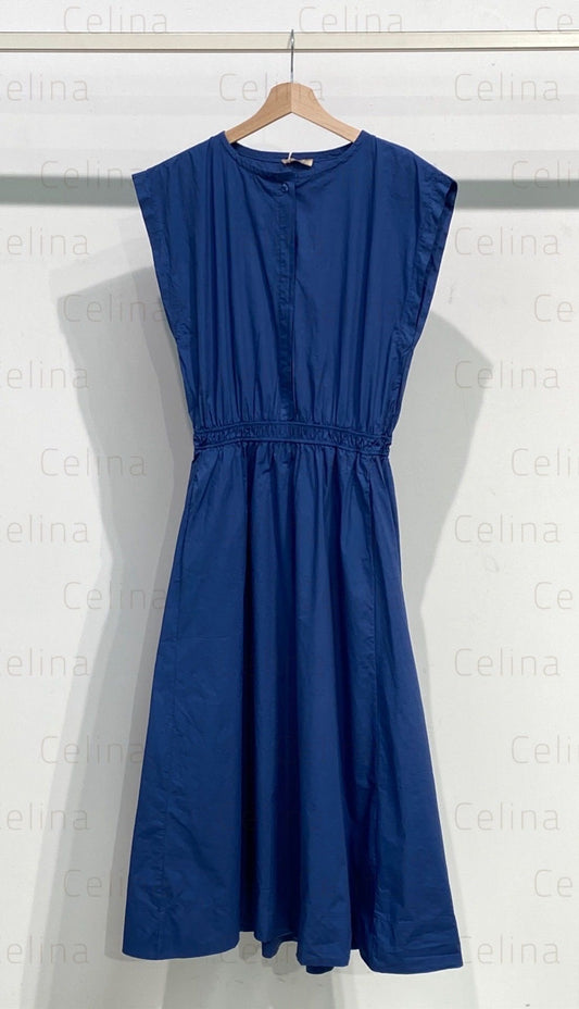 Vestido Algodón Azul Celina