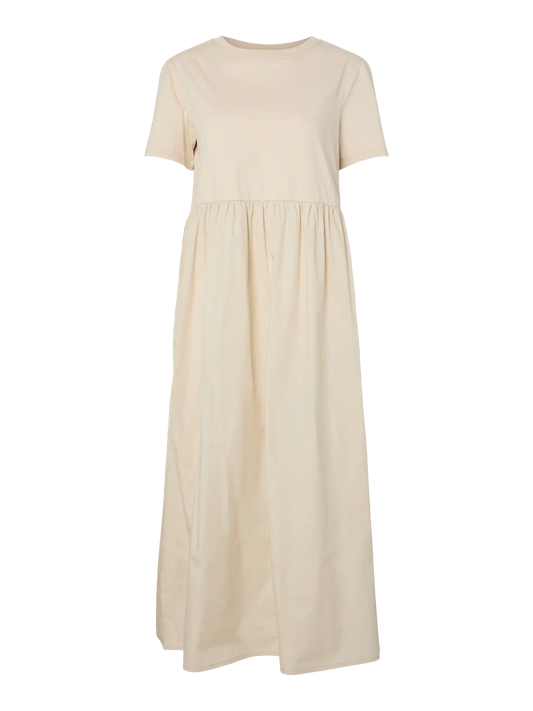 Vestido Largo Crudo BIKKA