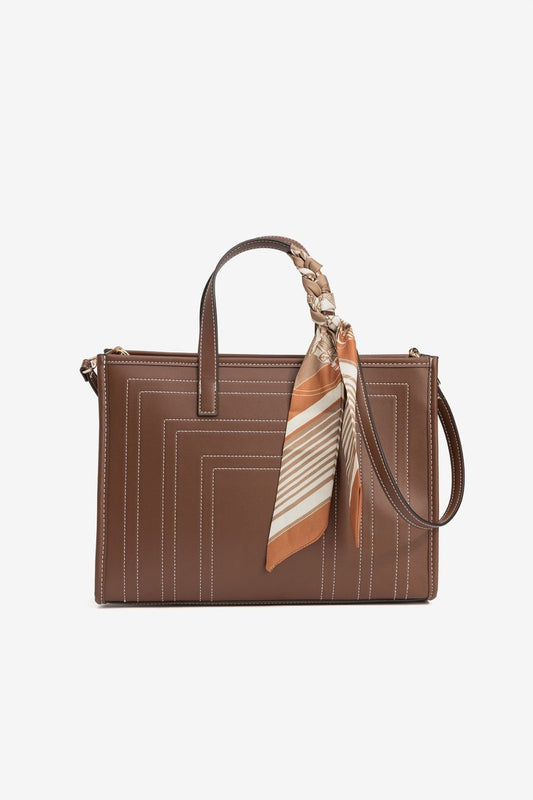 Bolso City Pañuelo Marrón