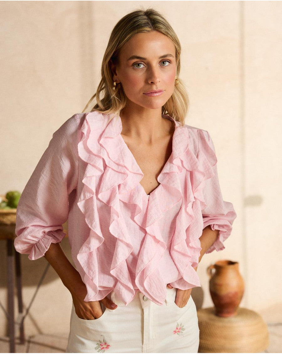 Camisa Volantes Luisa