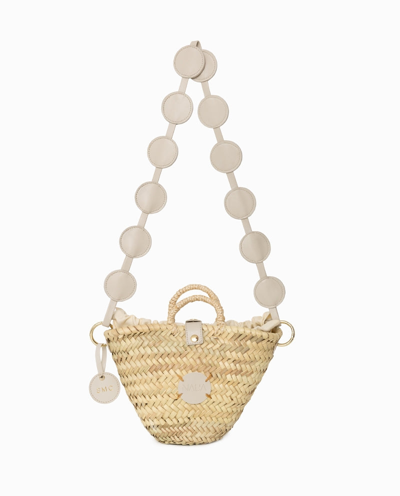 Capazo Rafia Beige