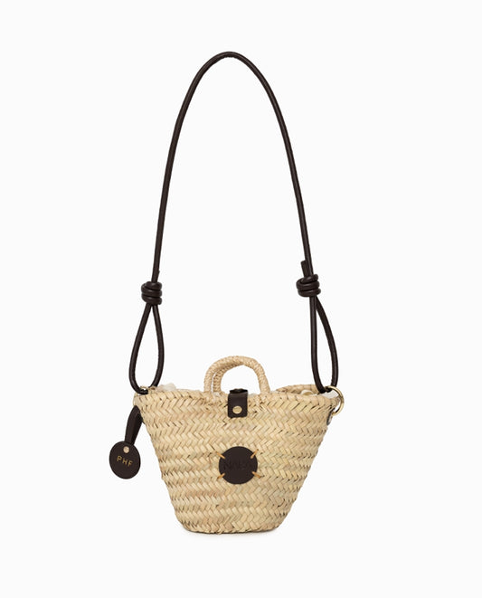 Capazo Rafia Choco