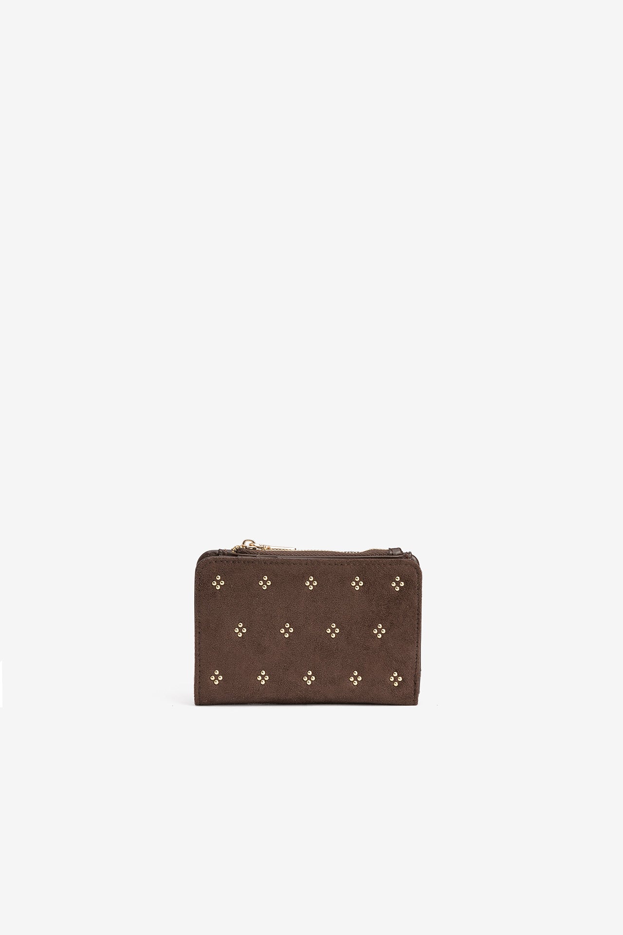 Cartera Tachas Chocolate