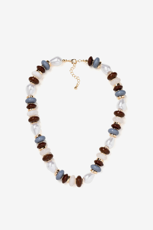 Collar Corto Piedra Azul