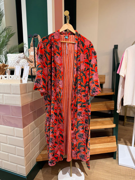 Kimono Largo Floral