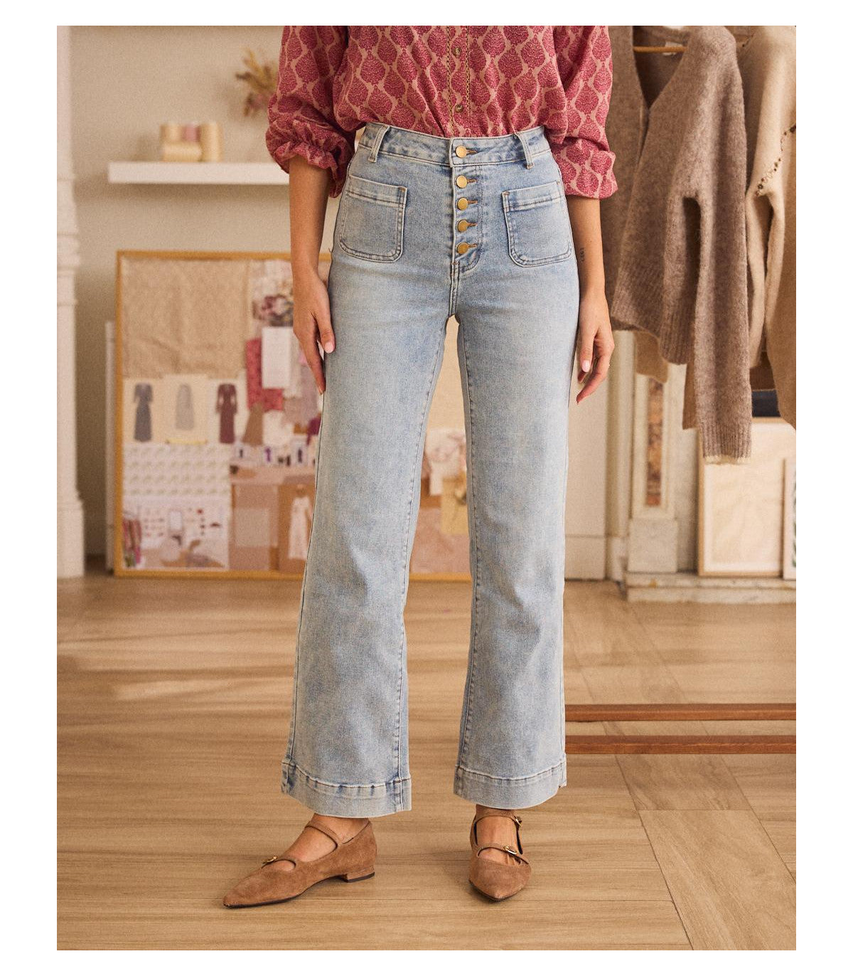 Pantalon Denim Paule