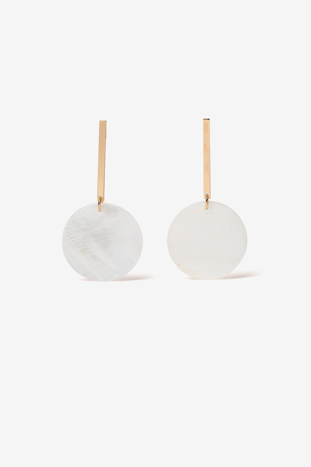 Pendientes Circulo Hueso