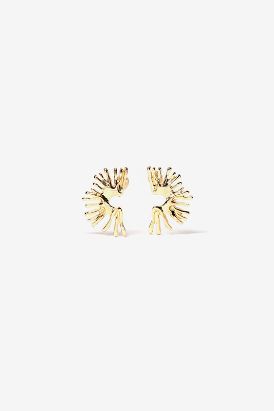 Pendientes Coral Oro