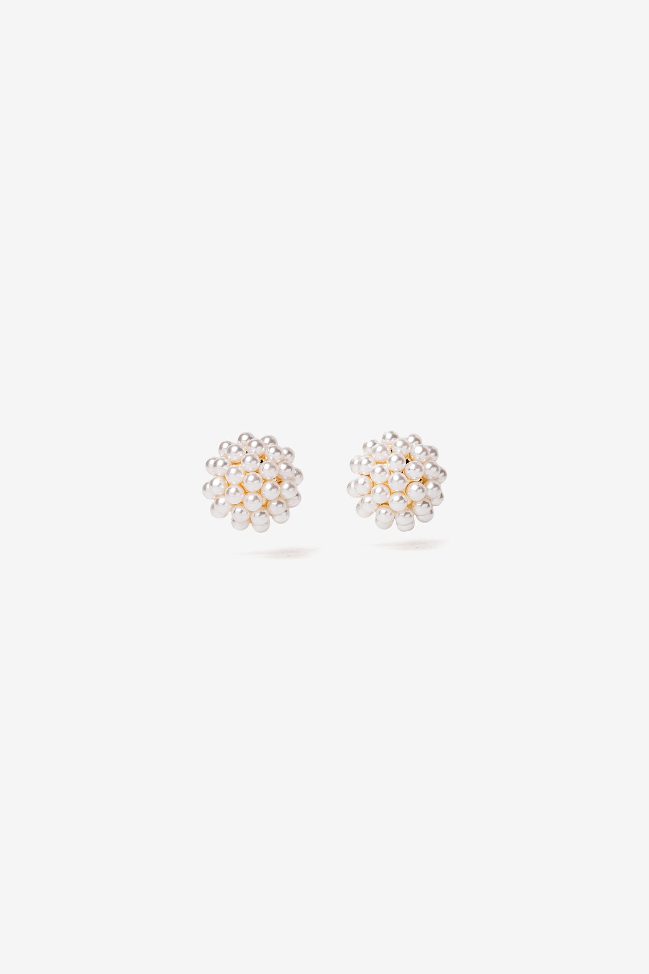 Pendientes Flor Con Perla