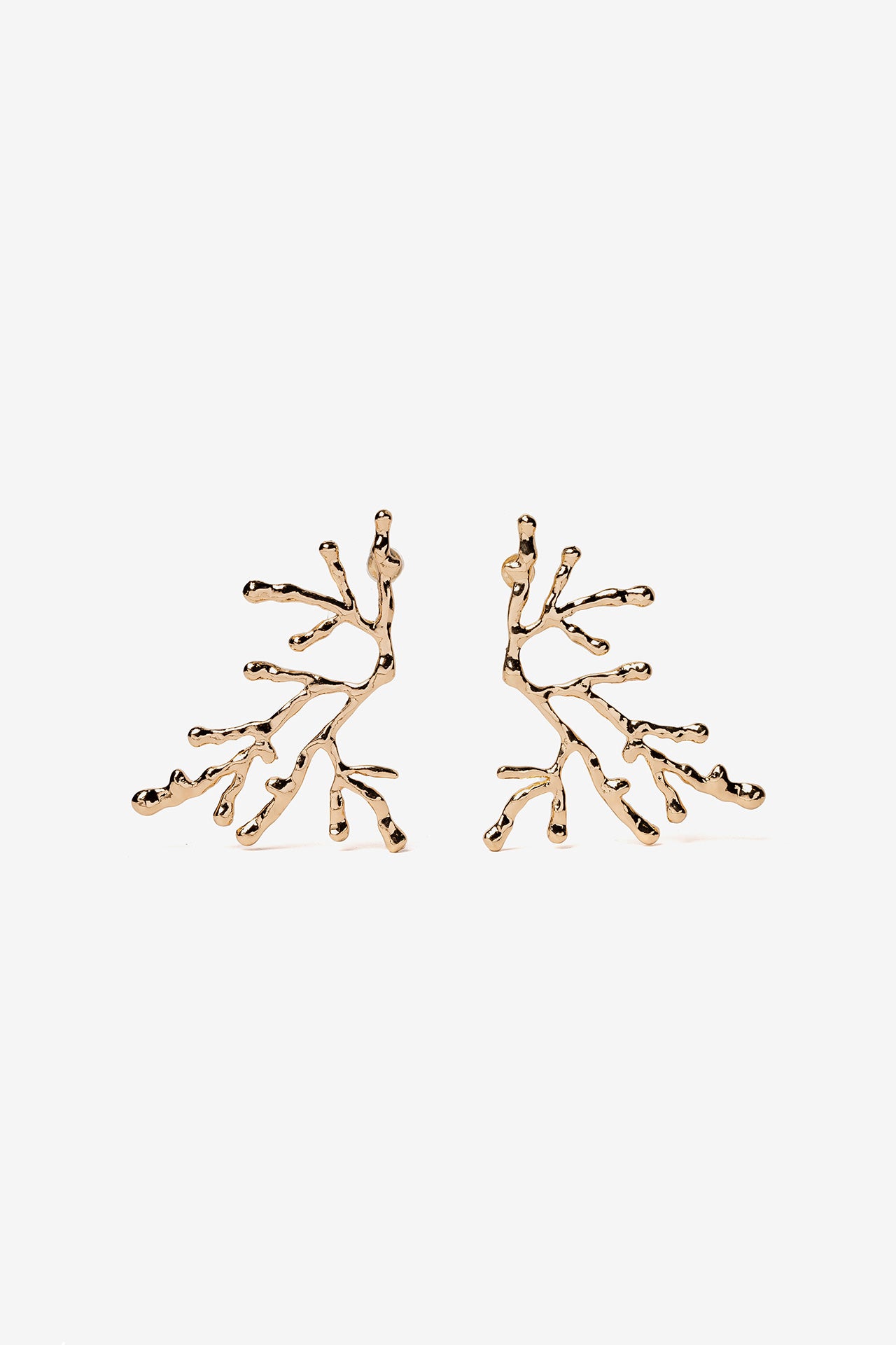 Pendientes Maxi Coral Oro