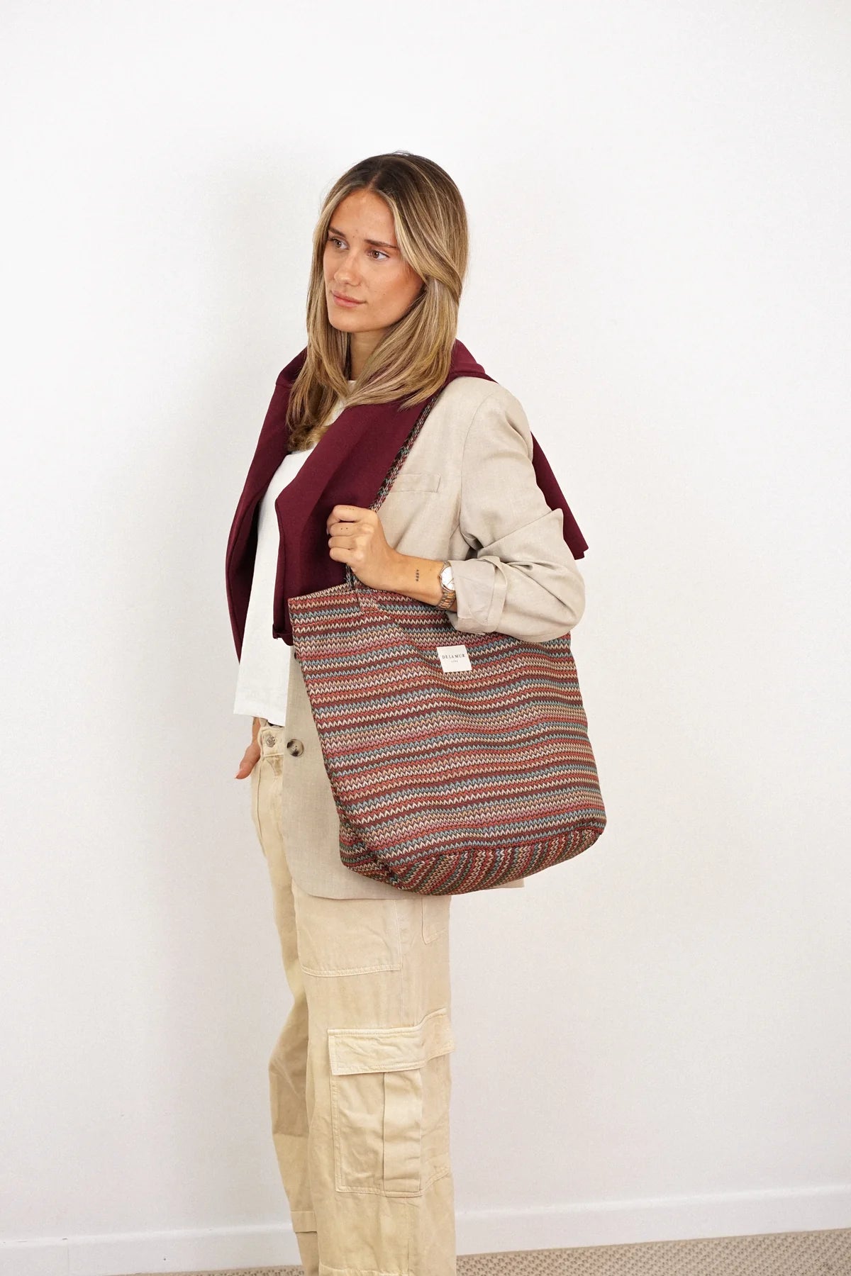 Bolsa Grande Cremallera Fron