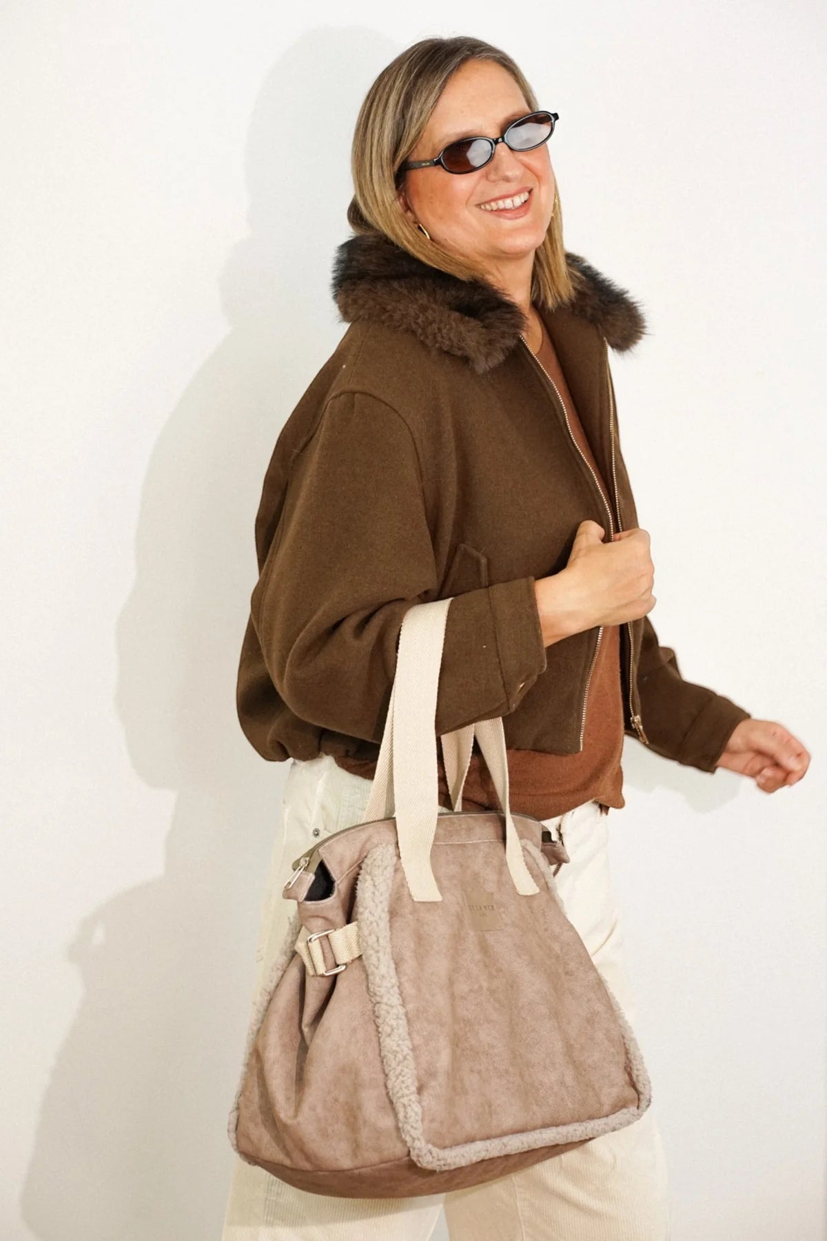 Bolso Grande Doble Faz Noce
