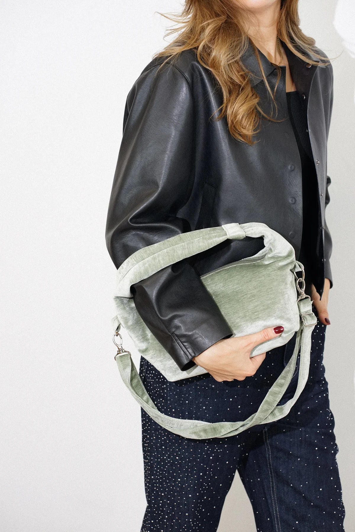 Bolso Mediano Edición Fiesta Menta