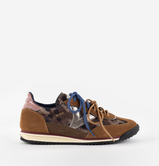 Sneakers Saturno Serraje & Animal Print