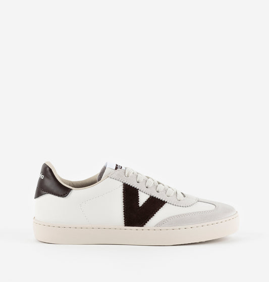 Zapatillas Unisex Berlin Ciclista Efecto Piel & Serraje Marrón