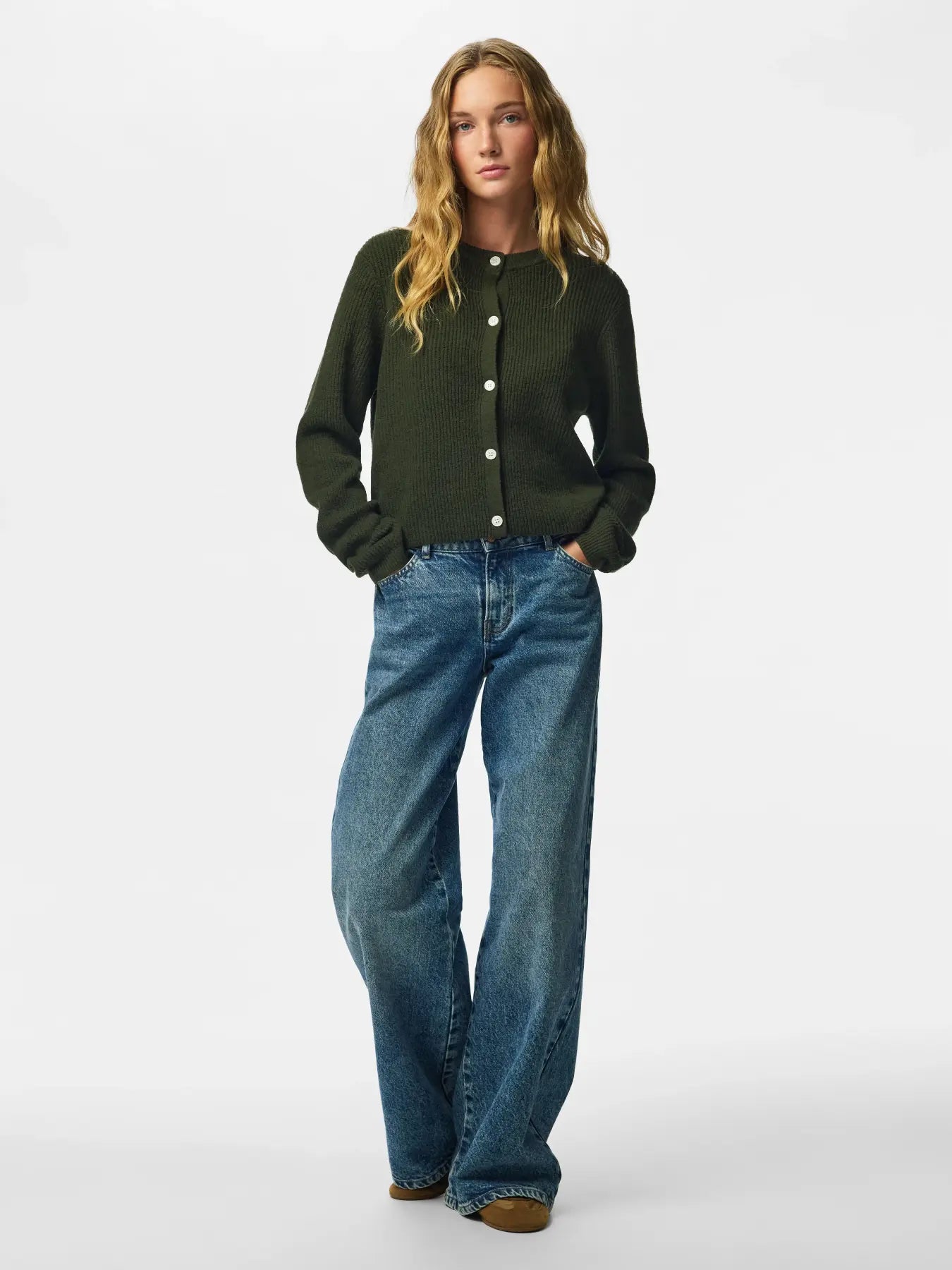 Cardigan Punto NOOS Verde