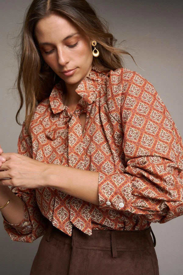 Blusa Lazada Estampado Floral