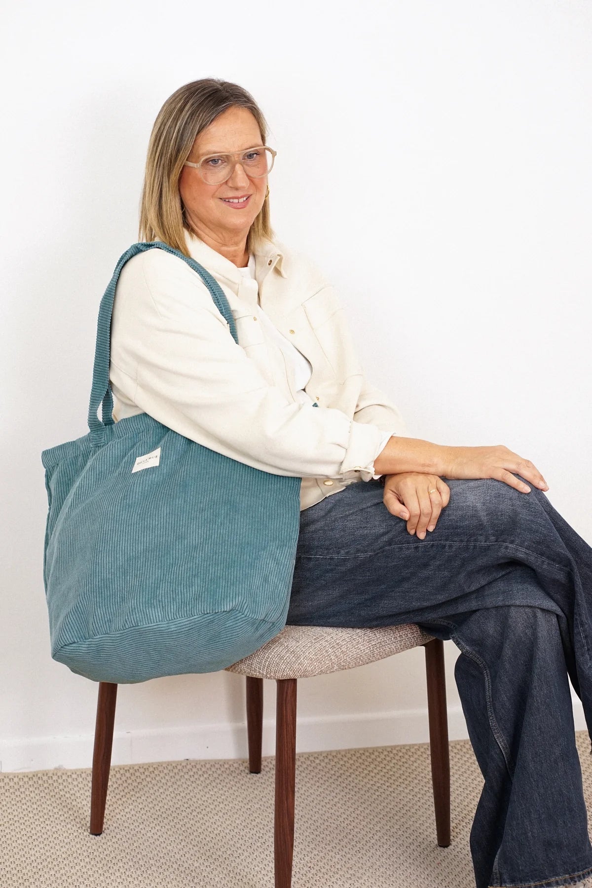 Bolsa Grande Cremallera Jade