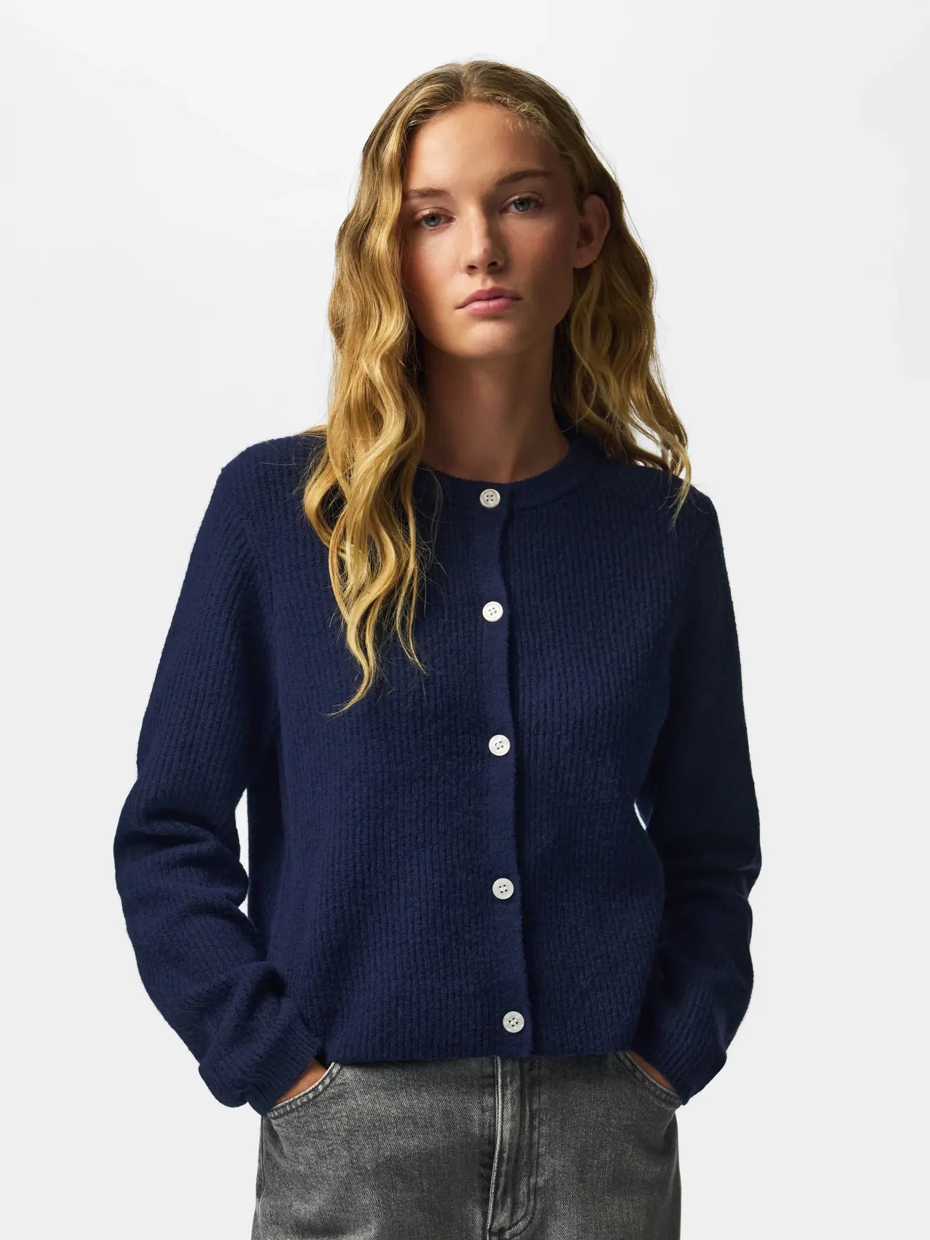 Cardigan Punto NOOS Azul