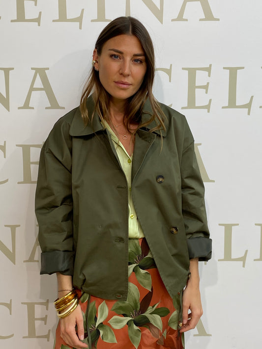 Chaqueta Bomber Kaki