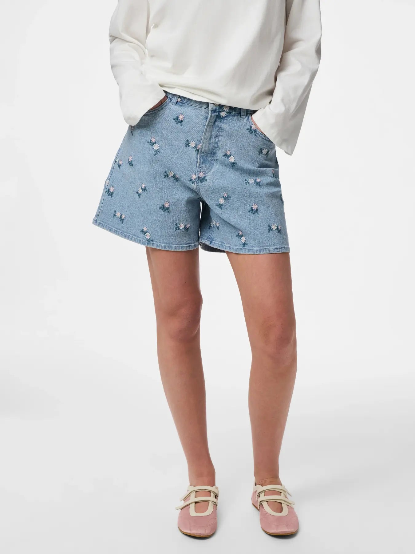 Shorts Denim Flores NOOS