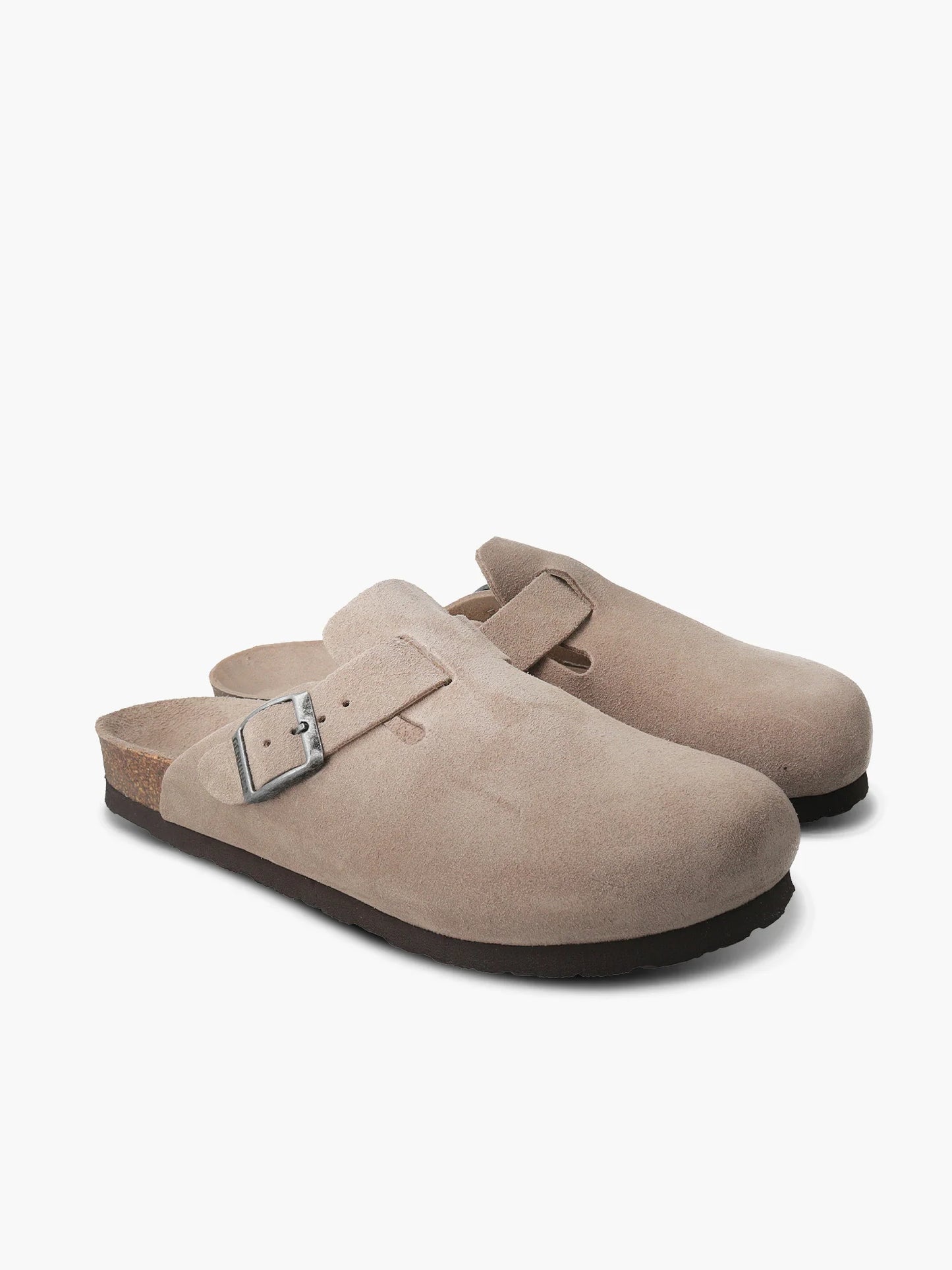 Zueco Riva Velour Taupe Unisex