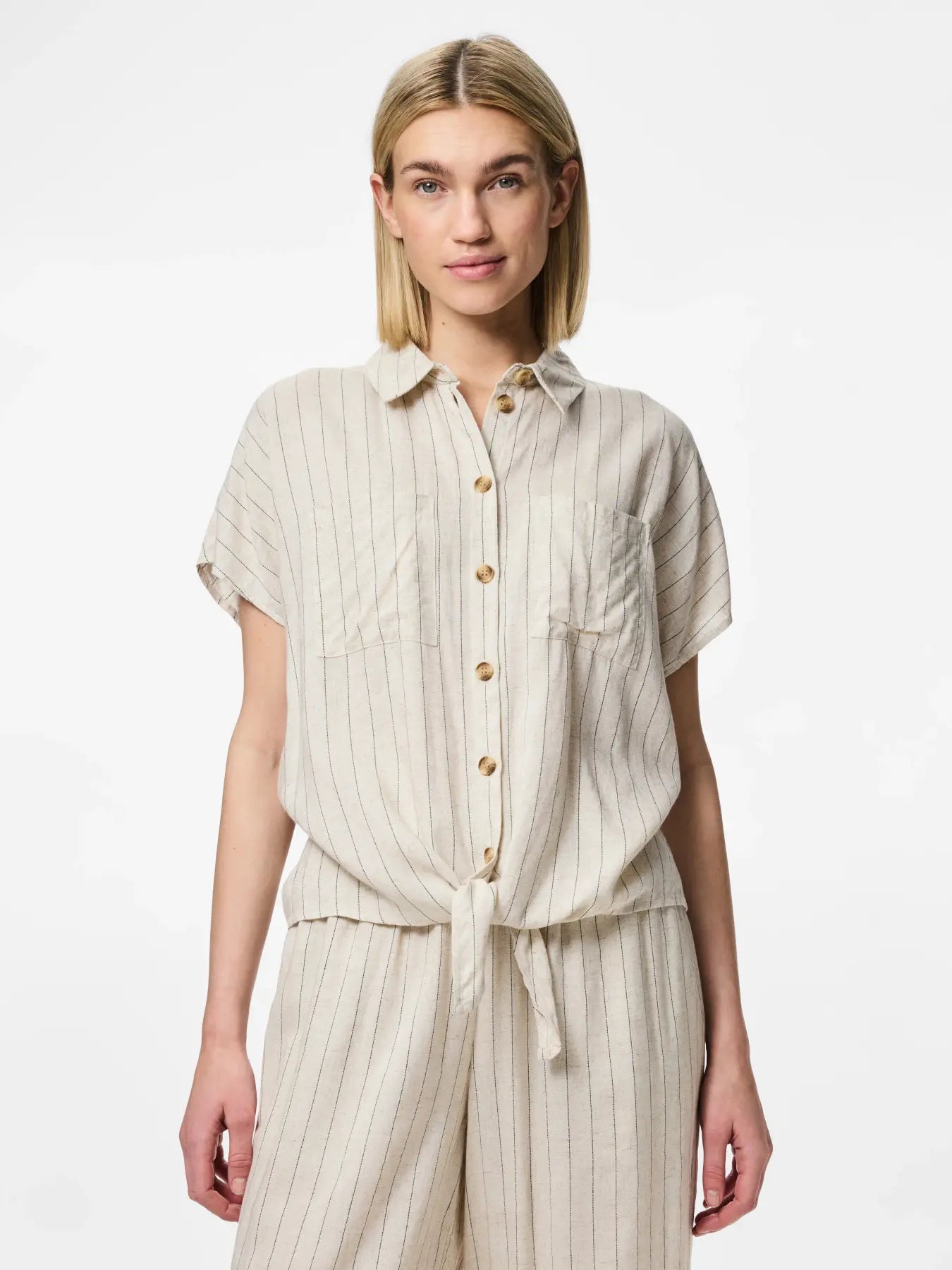 Camisa Crudo Rayas NOOS