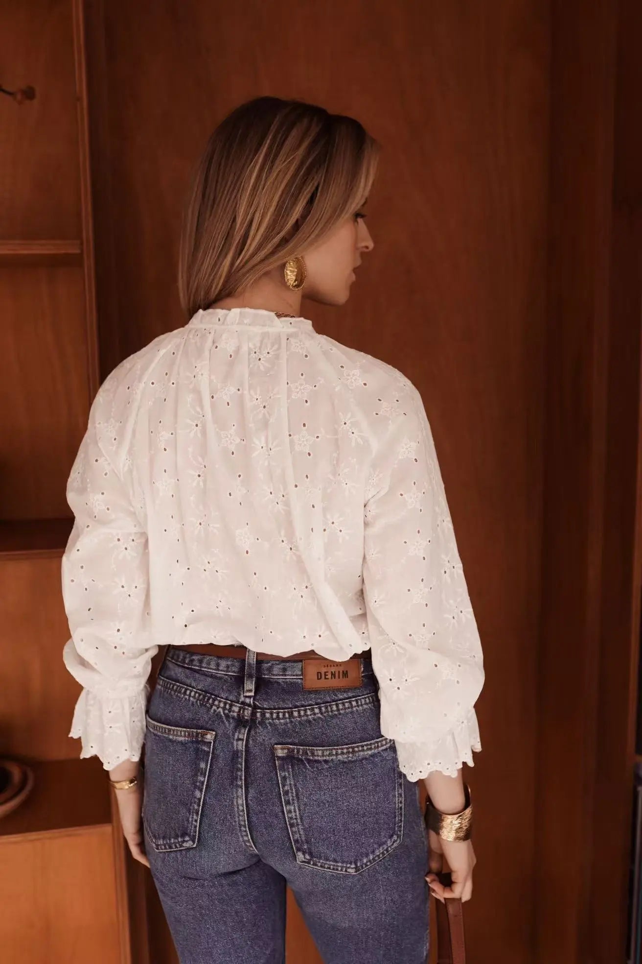 Blusa Bordado Inglés