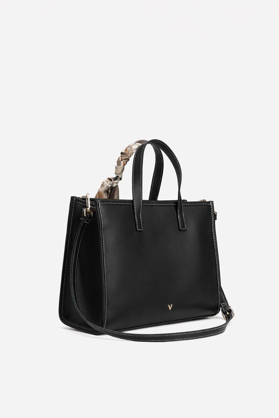 Bolso City Bag Negro Pañuelo