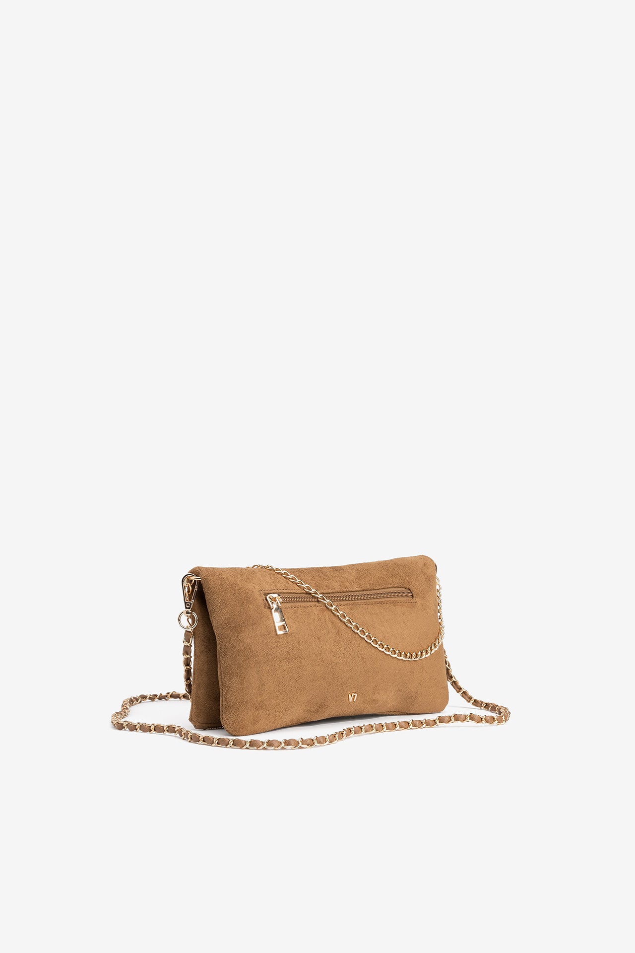 Bolso Rectangular Tachas Serraje