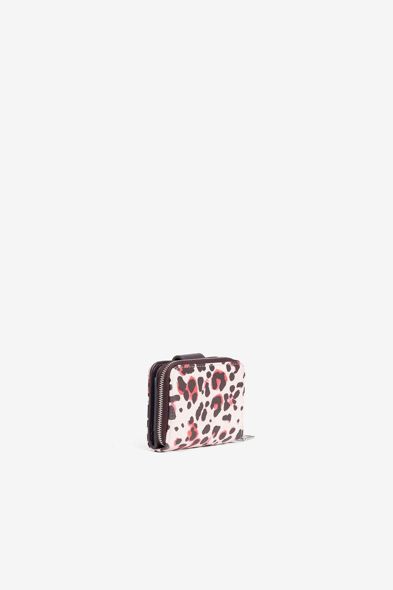 Monedero Mini Morado Animal Print