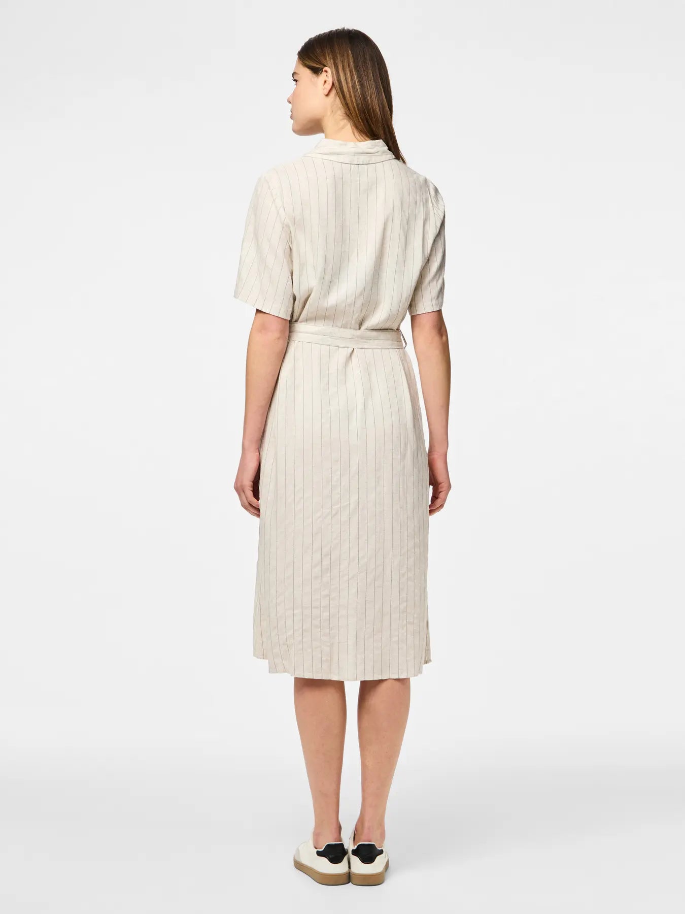Vestido Crudo Rayas NOOS